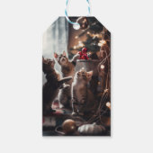 Meowy Kerstmis! Cadeaulabel (Voorkant)