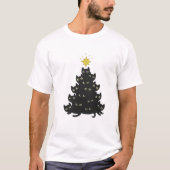 Meowy Kerstmis Classic T-Shirt (Voorkant)