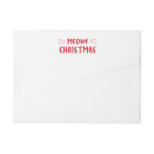 Meowy Kerstmis | Cute Cat Holiday (Achterkant)