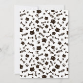 Meowy Kerstmis Cute Cat Holiday Aangepaste Fotokaa Kaart (Achterkant)