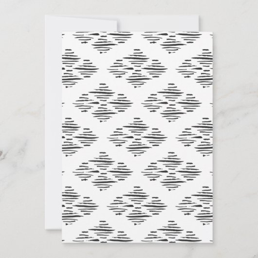 Meowy Kerstmis - Drie kattenfotocollage Aankondiging (Achterkant)