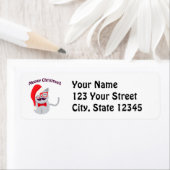 Meowy Kerstmis! Etiket (Insitu)