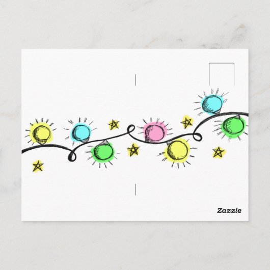 Meowy Kerstmis! Funny Cats/Personalized Briefkaart (Achterkant)