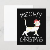 Meowy Kerstmis - Funny Kerstmis 2022 (Voorkant / Achterkant)