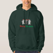 Meowy Kerstmis Hoodie (Voorkant)