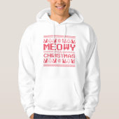 Meowy Kerstmis Hoodie (Voorkant)