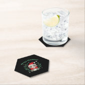 Meowy Kerstmis Kartonnen Onderzetters (Insitu)