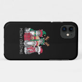 Meowy Kerstmis Kat Xmas Grappige Katten Liefhebber Case-Mate iPhone Case (Achterkant (horizontaal))