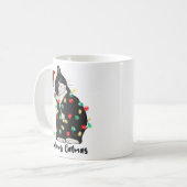 Meowy Kerstmis Koffiemok (Voorkant links)