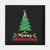 Meowy Kerstmis Magneet (Voorkant)