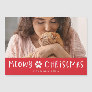 Meowy Kerstmis met foto   Funny Cat Kerstmis