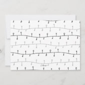 Meowy Kerstmis met kerstmis Kaart (Achterkant)