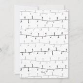 Meowy Kerstmis met kerstmis Kaart (Achterkant)