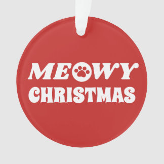 Meowy Kerstmis Ornament