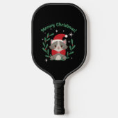 Meowy Kerstmis Pickleball Paddle (Voorkant)