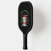 Meowy Kerstmis Pickleball Paddle (Links)