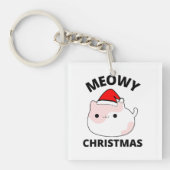 Meowy Kerstmis Sleutelhanger (Voorkant)