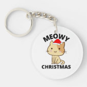 Meowy Kerstmis Sleutelhanger (Voorkant)
