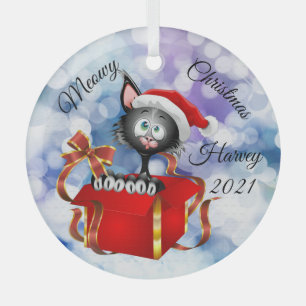 Meowy Kerstmis, speciaal aangepast Ornament