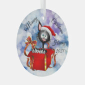 Meowy Kerstmis, speciaal aangepast Ornament (Voorkant Rechts)