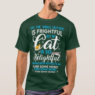 Meowy Kerstmis T-shirt