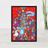 Meowy Kerstmis tot Mew Kaart (Voorkant)