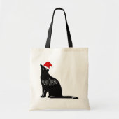 Meowy Kerstmis Tote Bag (Voorkant)