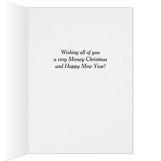 Meowy Kerstmis voor broer en zijn familie, kat (Binnen (Rechts))
