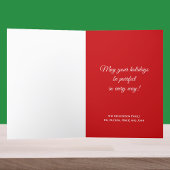 Meowy Kerstmis Wenskaart Kaart