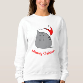 Meowy Kerstsweatshirt Trui