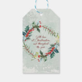Meowy Little Christmas time vakantie cadeau labels Cadeaulabel (Achterkant)