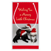 Meowy Little Kerstcadeautas Klein Cadeauzakje (Achterkant)