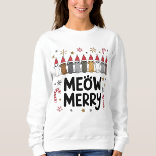 Meowy Merry Catmas Sweatshirt