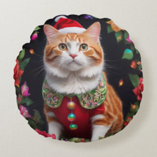 Meowy Rond Kussen