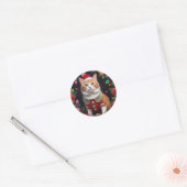 Meowy Ronde Sticker (Envelop)