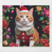 Meowy Sparkling Wijnetiket (Enkel label)