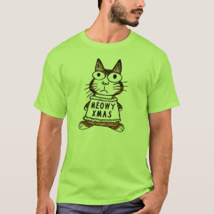 Meowy Xmas T-shirt