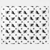 Meowz 60x80 fleece deken (Voorkant (Horizontaal))