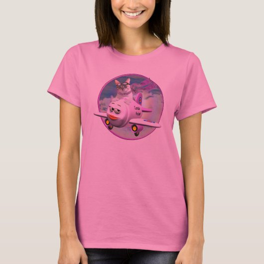 Meowzalina Flying High T-shirt (Voorkant)