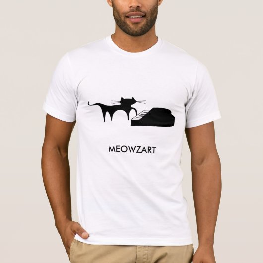 meowzart, MEOWZART T-shirt (Voorkant)
