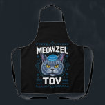 Meowzel Tov Chanoeka Joodse kattenvakantie Schort<br><div class="desc">Meowzel Tov Chanoeka Joodse kattenvakantie</div>