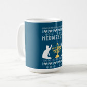 Meowzel Tov Chanukah Koffiemok (Voorkant links)