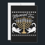 Meowzel Tov Funny Chanukah Hanukkah Ugly Sweater Aankondiging<br><div class="desc">Meowzel Tov Funny Chanukah Hanukkah Ugly Sweater</div>