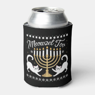 Meowzel Tov Grappige Chanukah Hanukkah Lelijke Tru Blikjeskoeler