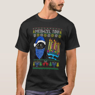 Meowzel Tov Lelijke Hanukkah Trui Kat Chanukah Joo T-shirt
