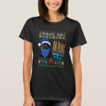 Meowzel Tov Ugly Hanukkah Sweater Cat Chanukah Jew T-shirt<br><div class="desc">Meowzel Tov Ugly Hanukkah Sweater Cat Chanukah Joodse T - shirts.</div>