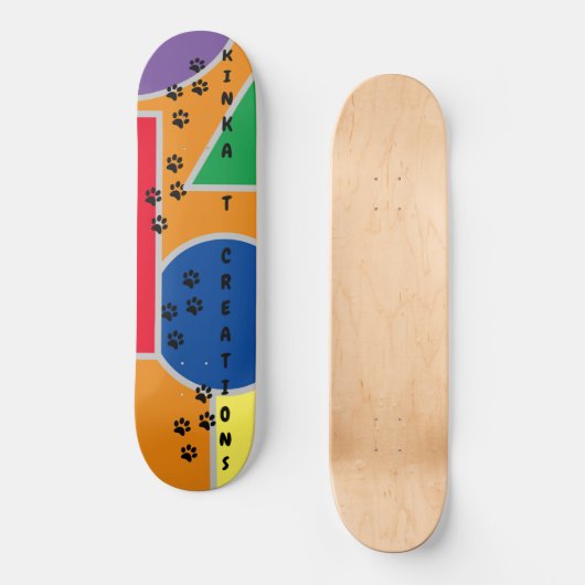 Meowzers Skateboard Decp 7 3/4 inch (Voorkant)