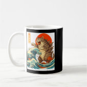 Meowzilla Catzilla Cat Japanese Art Funny For Men  Koffiemok (Links)