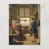 Mephisto en de student, 1828 briefkaart (Voorkant)