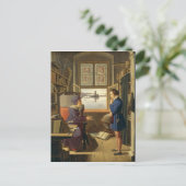 Mephisto en de student, 1828 briefkaart (Staand voorkant)